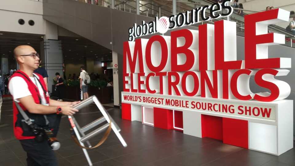 Global Sources Mobile Electronics Exhibition opens at the Asia-World Expo building in Hong Kong on Oct. 18. (JG Photo/Heru Andriyanto)