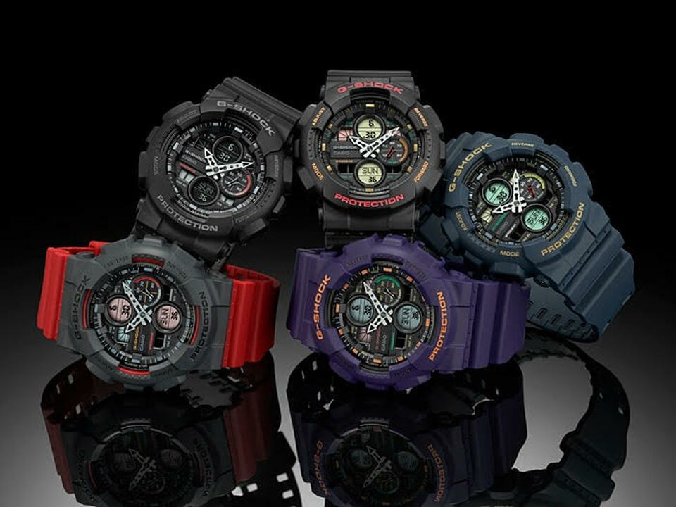 Meet your new retro friend, the GA-140 from CASIO G-Shock Series. (Photo courtesy of Casio)