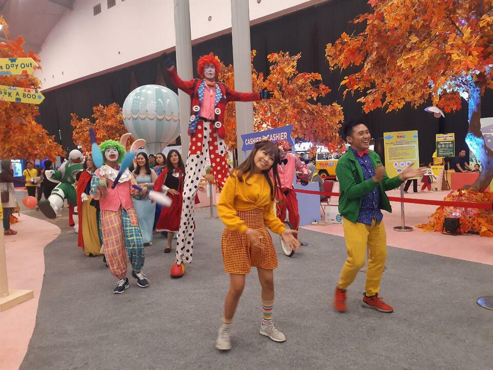 A carnival featuring anime characters at FamGoFest 2019 in ICE BSD on Friday. (JG Photo/Jayanty Nada Shofa)