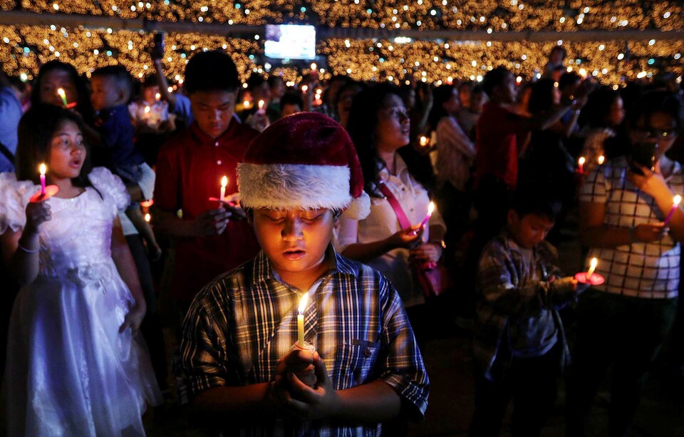 A Christmas service by the Tiberias Indonesia Church at Gelora Bung Karno Stadium in Jakarta last year. (SP Photo/Joanito De Saojoao)