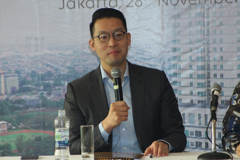 John Riady, chief executive of Lippo Karawaci, said the company's latest bond issuance reflects 'a very strong level of investor confidence' in the company's financial position as the largest property firm in Indonesia. (B1 Photo/Emral Firdiansyah)