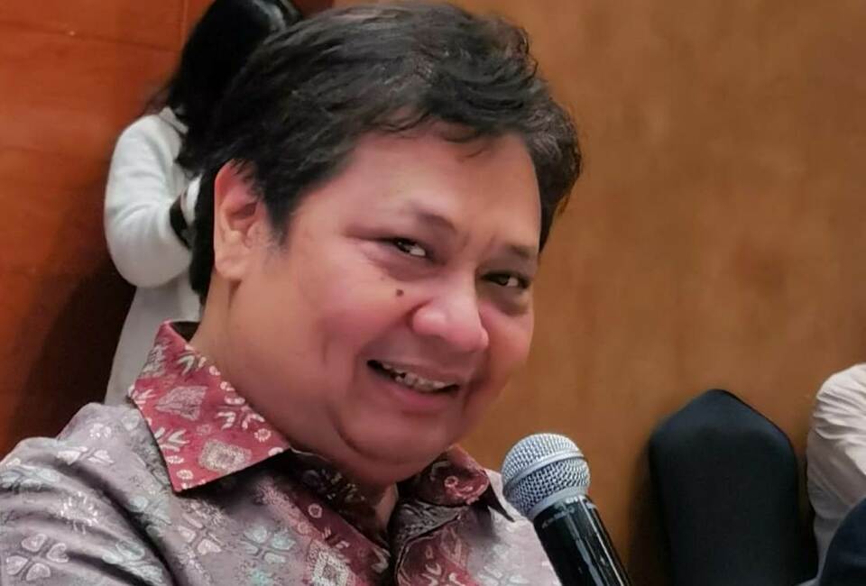 Coordinating Minister for Economic Affairs Airlangga Hartarto. (B1 Photo/Primus Dorimulu)