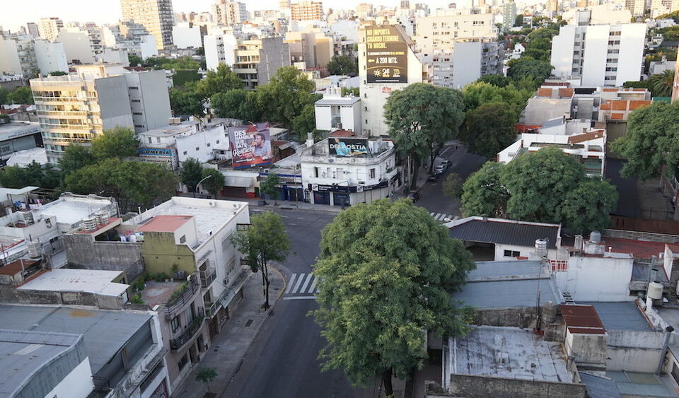 A tranquil and calm Buenos Aires under lockdown this month. (Photo courtesy of Olivia Purba)