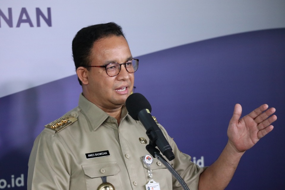 Jakarta Governor Anies Baswedan. (Photo courtesy of the National Disaster Mitigation Agency)