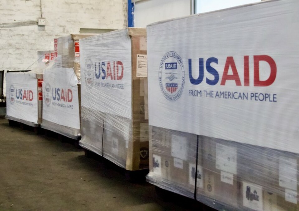 Shipment of Amerian made ventilators for global assistance. (Photo courtesy of USAID)
