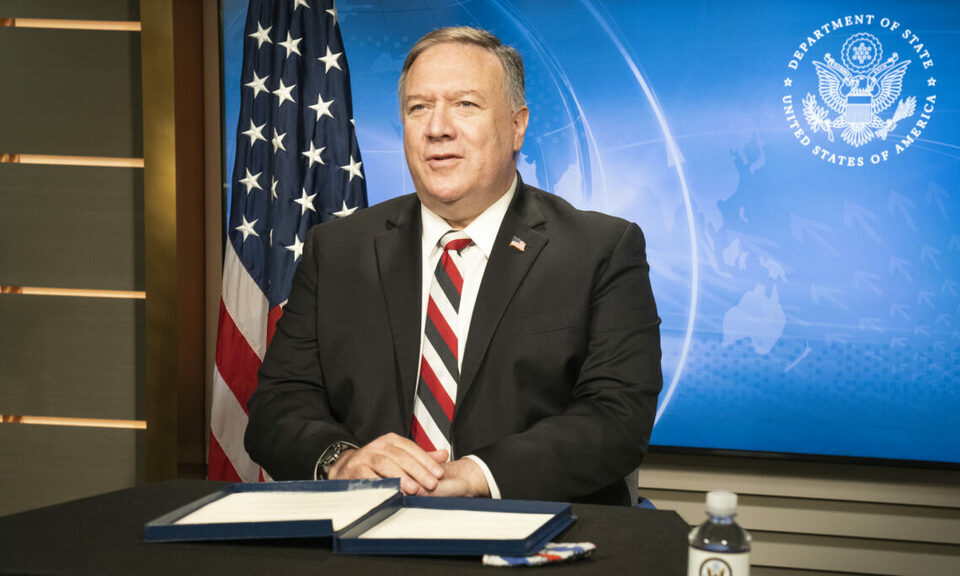 US Secretary of State Mike Pompeo. (Photo courtesy of US Embassy in Jakarta)