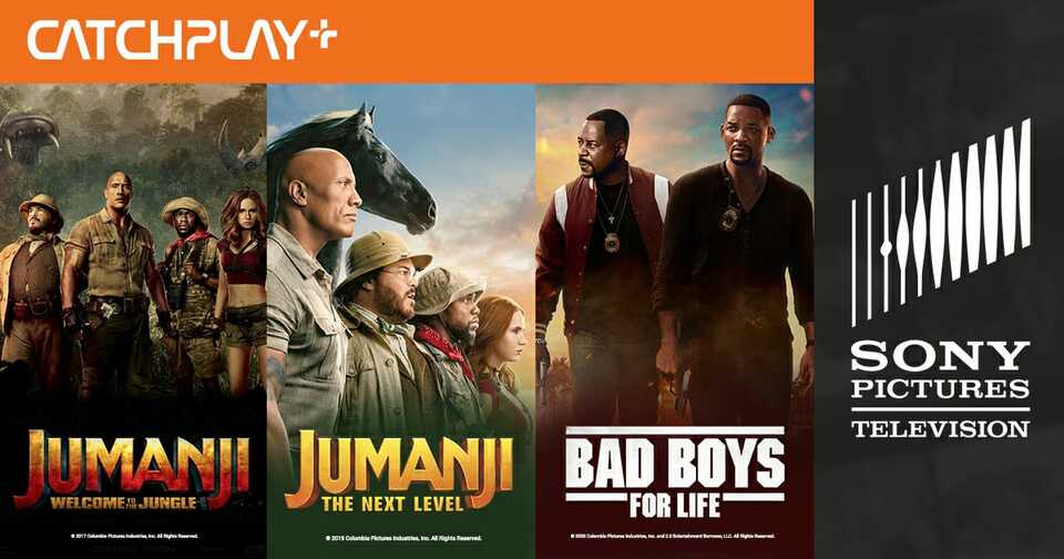 Sony Pictures blockbuster hits that are now available on Catchplay+. (Photo Courtesy of Catchplay+)