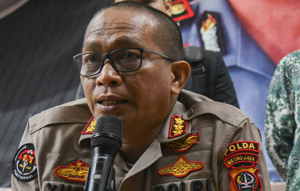 Chief Comm. Yusri Yunus, the Jakarta Police spokesman. (Antara Photo/Galih Pradipta)