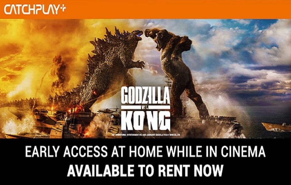 'Godzilla vs Kong' is now available on Catchplay+. (Photo Courtesy of Catchplay+)