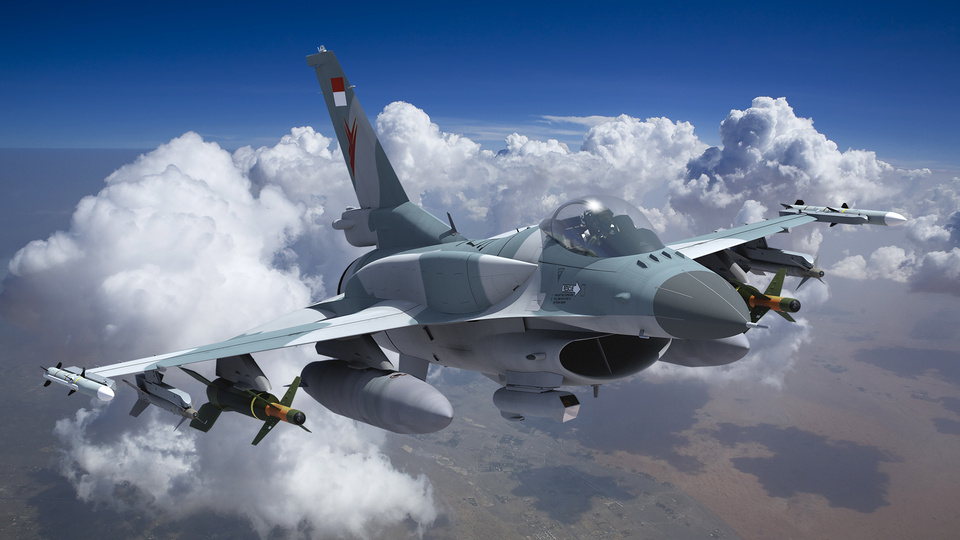 A Lockheed Martin F-16 jet operated by the Indonesian Air Force. (Photo courtesy of Lockheed Martin)