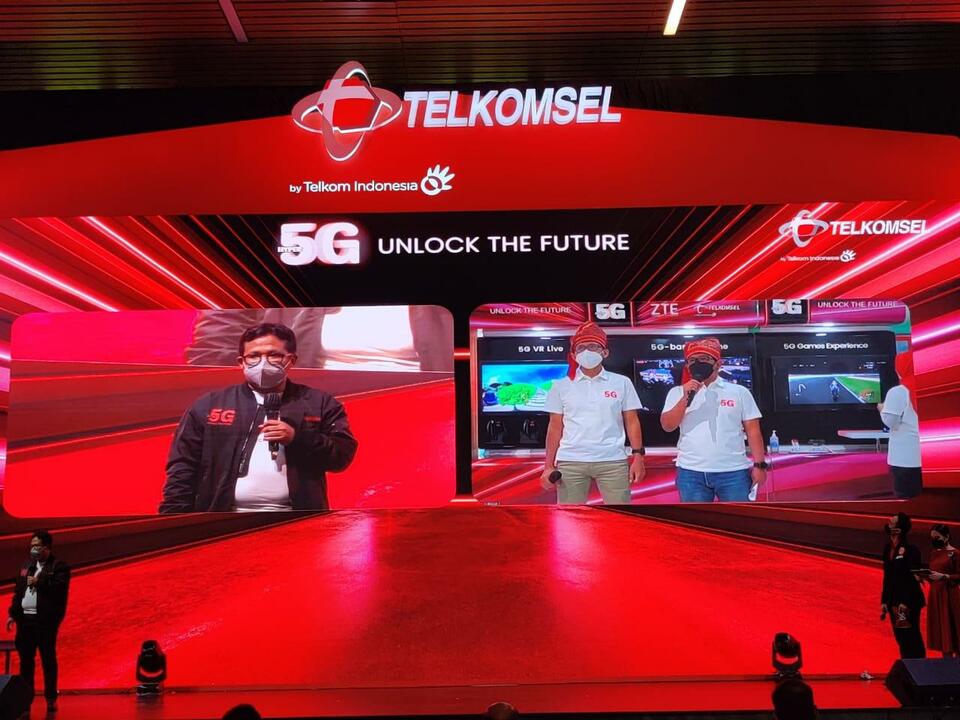 ZTE participates at the recent Telkomsel 5G launch in Jakarta. (Photo Courtesy of ZTE)