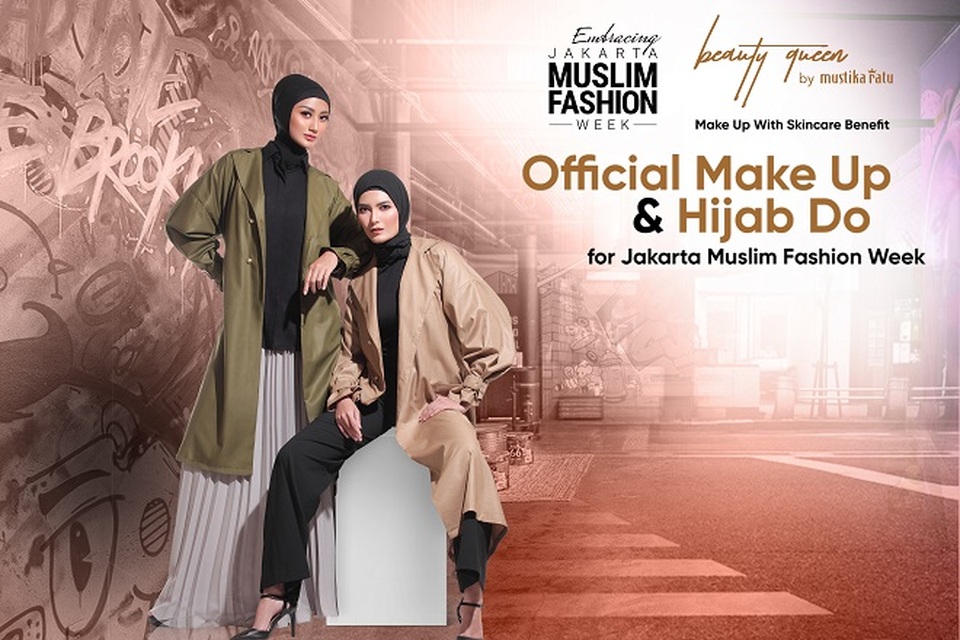 Mustika Ratu is chosen as the official makeup and hijab-do partner for Embracing Jakarta Muslim Fashion Week, or JMFW. (Photo Courtesy of MRAT)