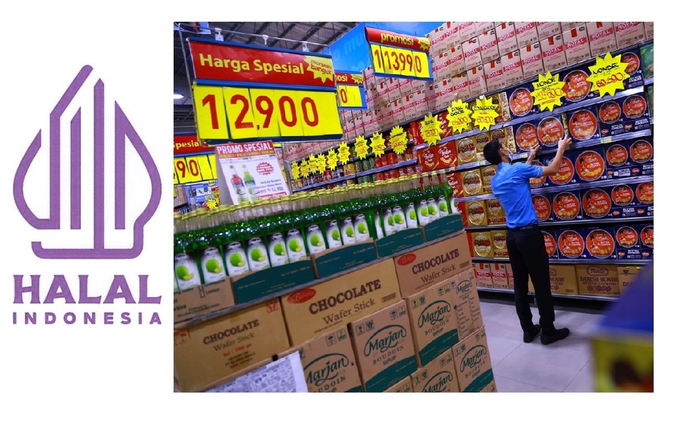A new halal certification logo, seen on the left, has been introduced by the government. 