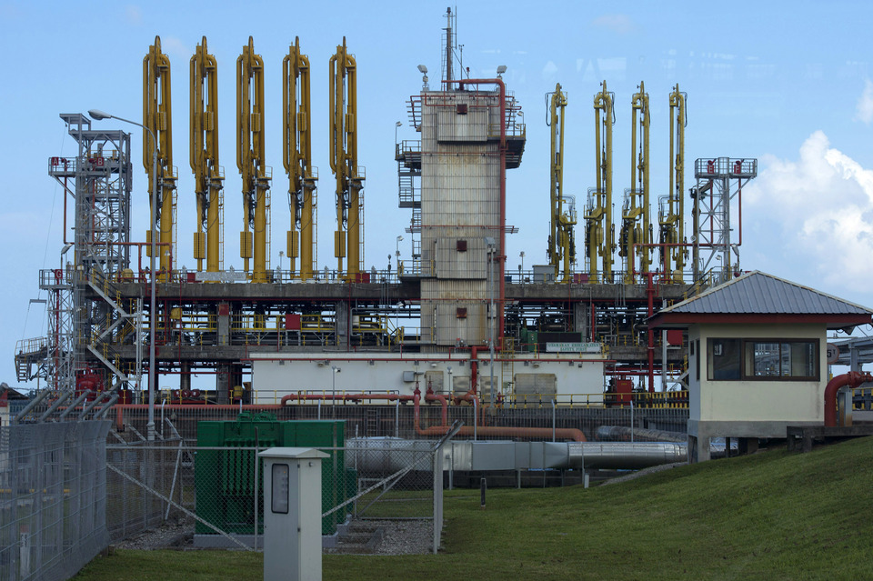 The Badak LNG plant in Bontang, East Kalimantan, on July 1, 2015. (Antara Photo/Widodo S. Jusuf)
