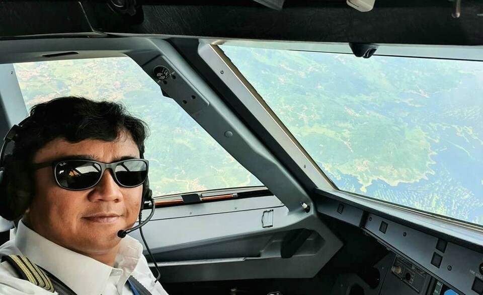 Pilot Boy Awalia poses for a selfie in this photo posted on his Instagram account dated March 9, 2021.