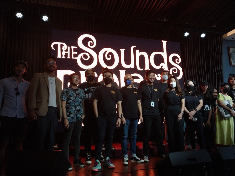 The Sounds Project Vol. 5 press conference at Hard Rock Cafe in Jakarta on July 28, 2022. (JG Photo/Jayanty Nada Shofa)