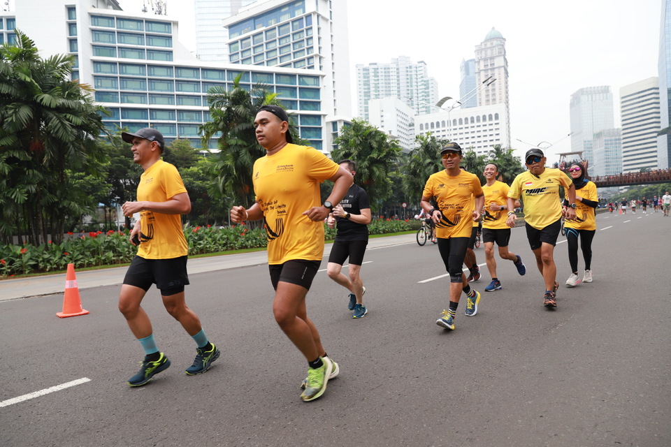 The Road to Maybank Marathon 2022 event in Jakarta on May 22, 2022. (B1 Photo)