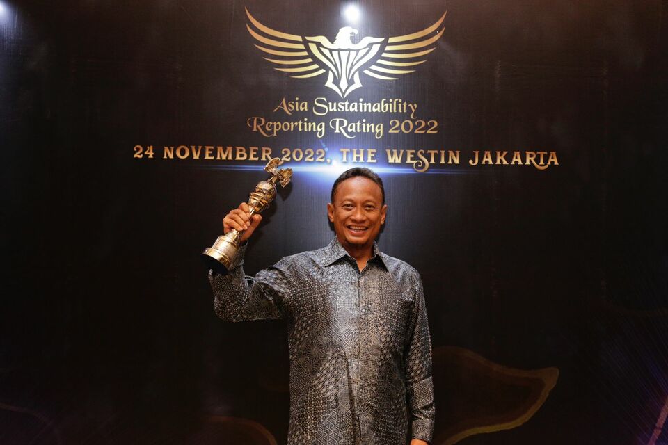 State-owned fertilizer producer Pupuk Indonesia Group was recently awarded the 2022 Asia Sustainability Reporting Rating, also known as the ASRRAT, by the National Center for Sustainability Reporting (NCSR). (Photo Courtesy of Pupuk Indonesia)