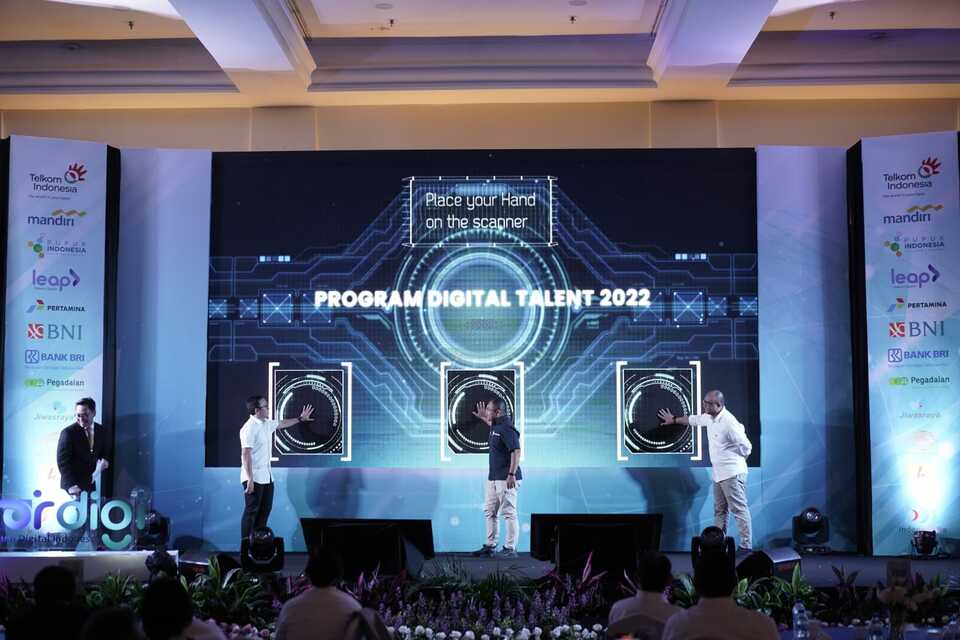 The recent kick off ceremony for the 2022 Digital Talent BUMN program. (Photo Courtesy of Telkom)