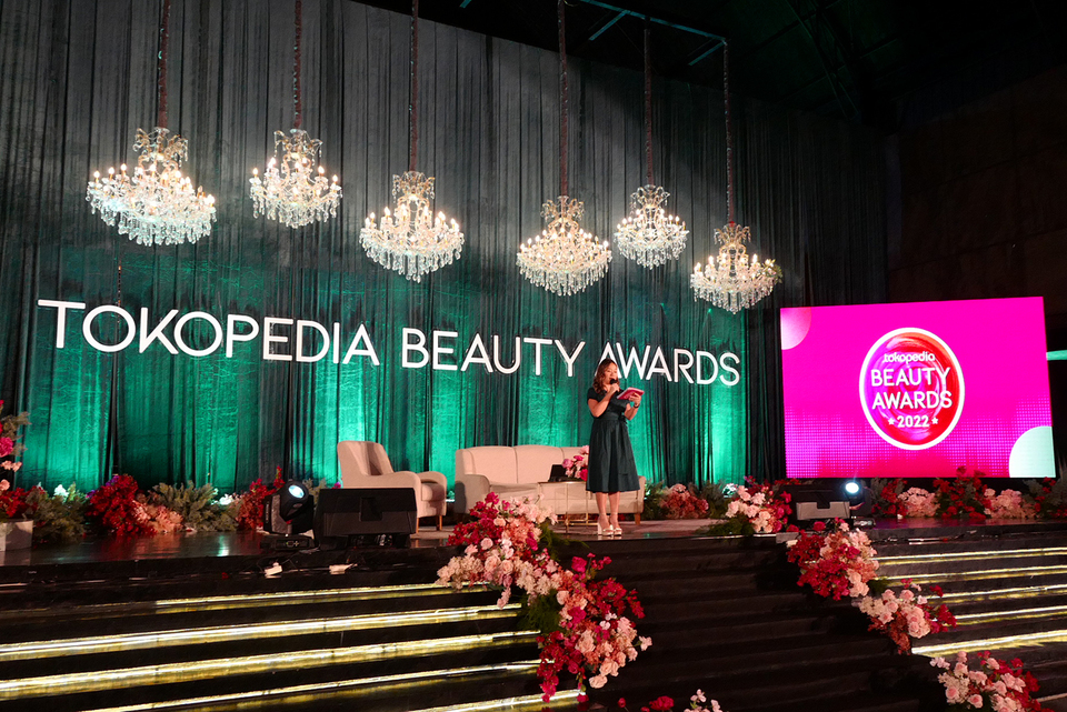 Twenty five local beauty products win awards at the 2022 Tokopedia Beauty Awards in Jakarta on Dec. 1, 2022. (Photo Courtesy of Tokopedia)