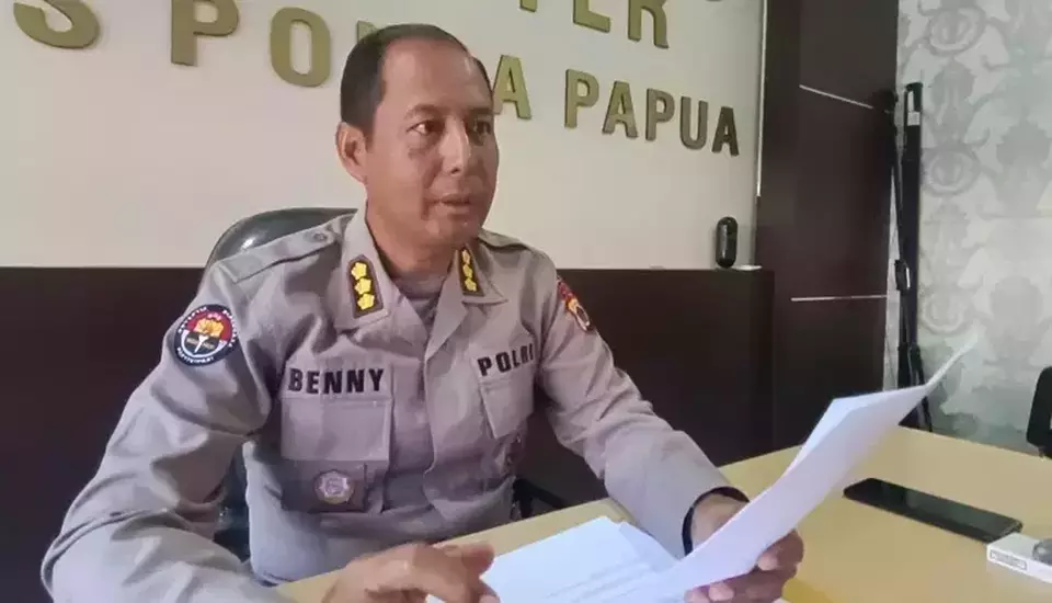 Police spokesperson in Papua Province Ignatius Benny Ady Prabowo. (Investor Daily Photo)