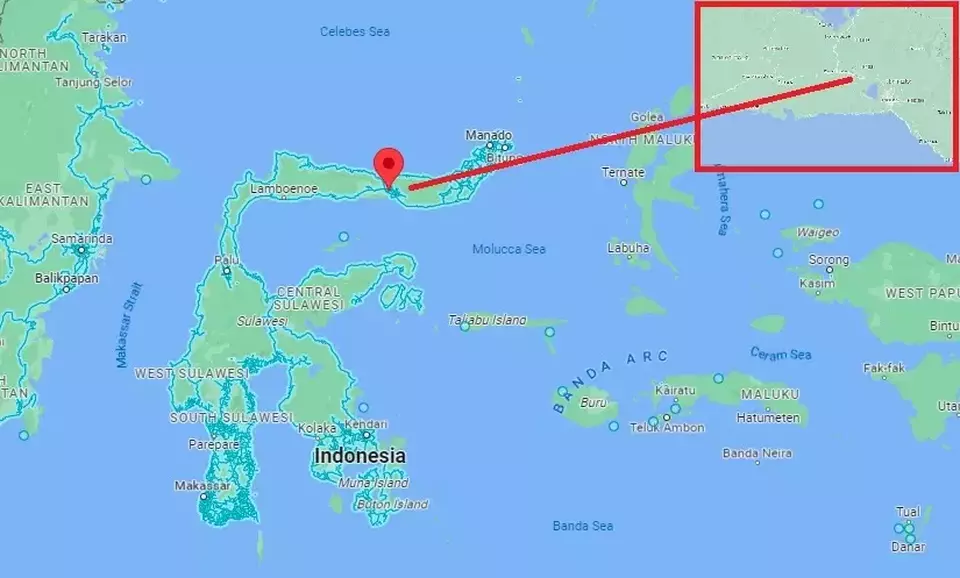 West Limboto Regency in Gorontalo Province. (Google Map)
