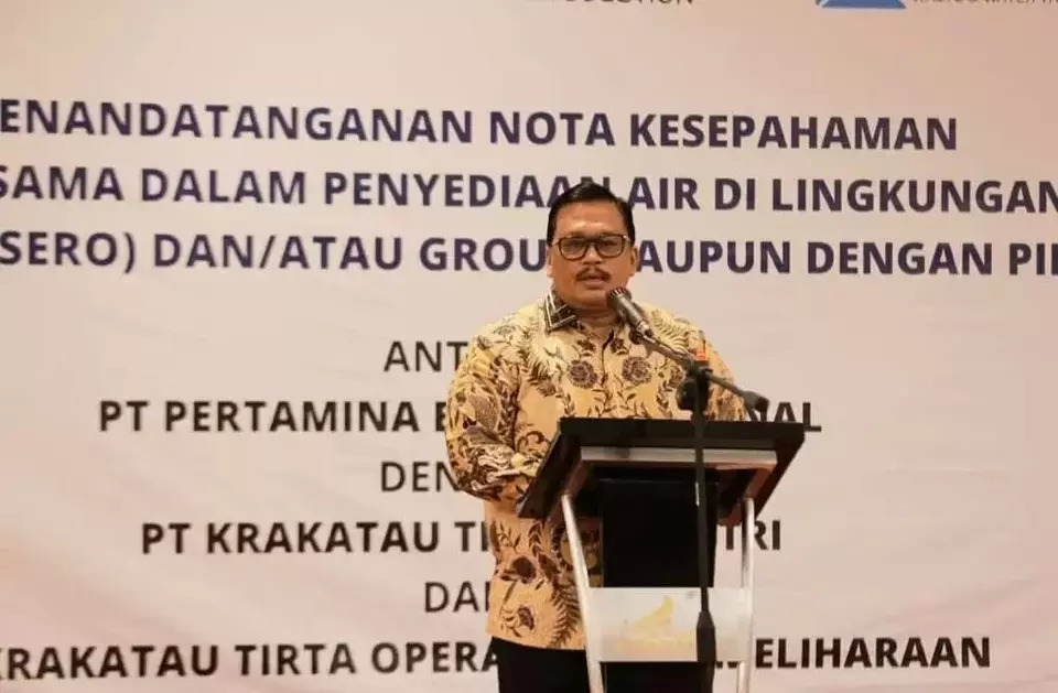 Krakatau Tirta Industri president director Alugoro Mulyowahyudi. (Photo Courtesy of KTI)