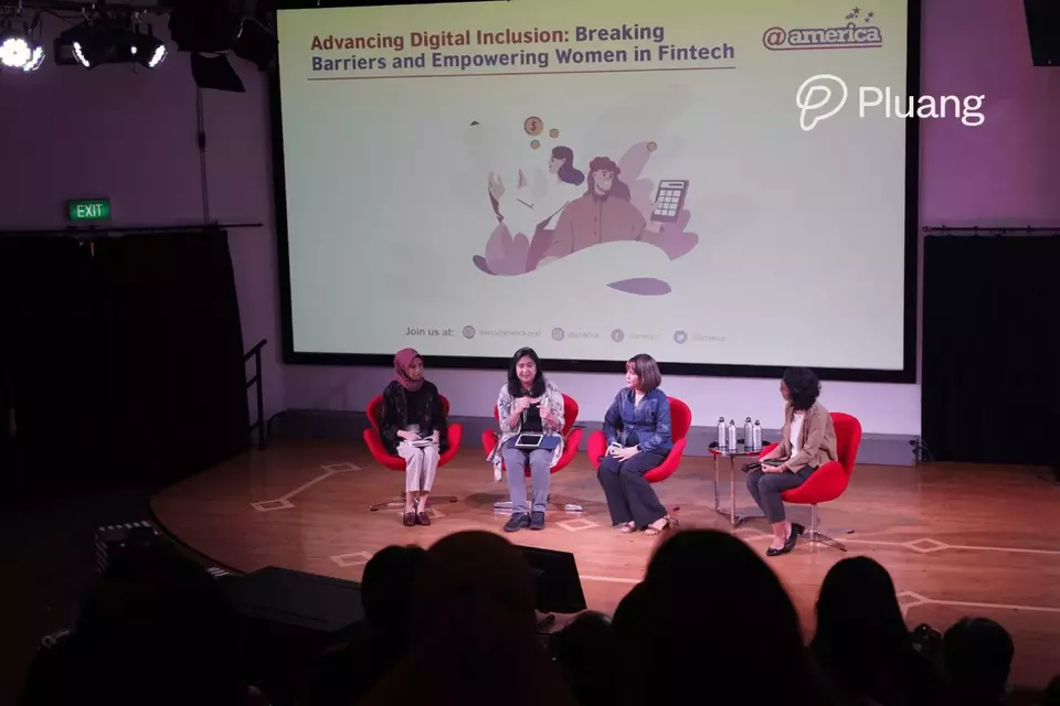 @america hosts a conference on women in fintech in Jakarta on May 17, 2023. (Photo Courtesy of Pluang)
