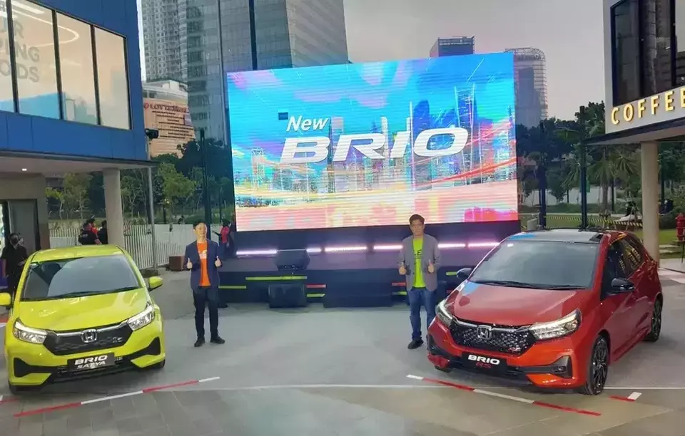 Honda launches the latest model of hatchback Brio in Jakarta on May 5, 2023. (Herman)