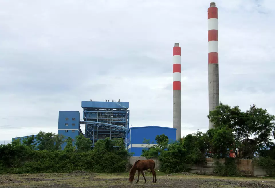 This undated photo shows a coal-fired power plant. (Antara Photo)