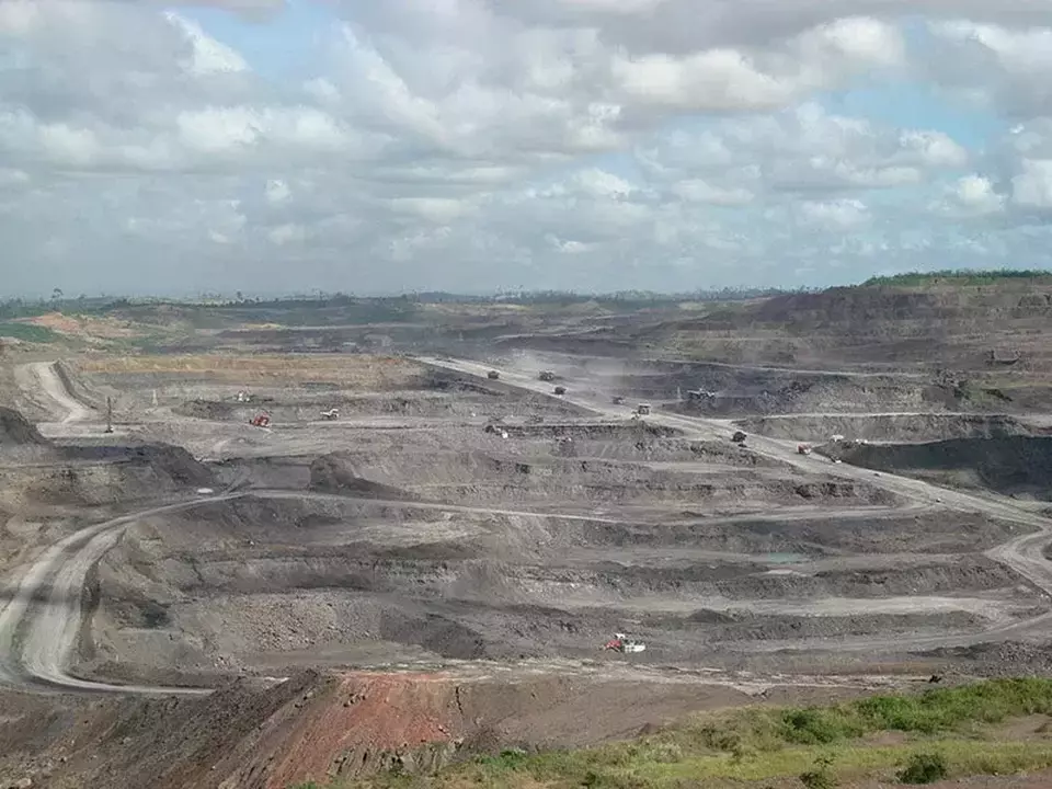 This undated photo shows a coal mine operated by Bumi Resources. (Photo courtesy of Bumi Resources)