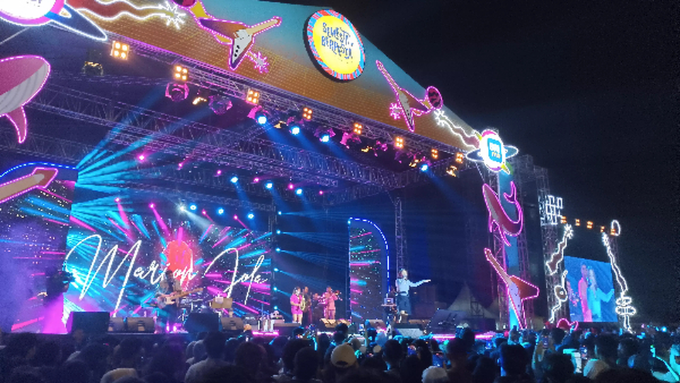 Colossal music festival Semesta Berpesta stops for Medan on July 29, 2023. (B1 Photo/Panji Satrio)
