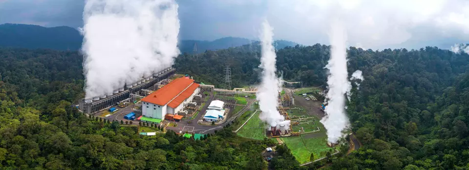 Geothermal power plants in West Java managed by Barito Pacific and its subsidiaries. (Handout)