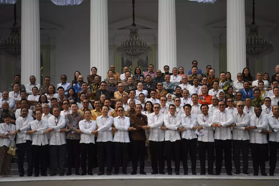 President Joko "Jokowi" Widodo kicks off the 2023 ASEAN Business and Investment Summit at the Merdeka Palace in Jakarta on September 1, 2023. On Jokowi