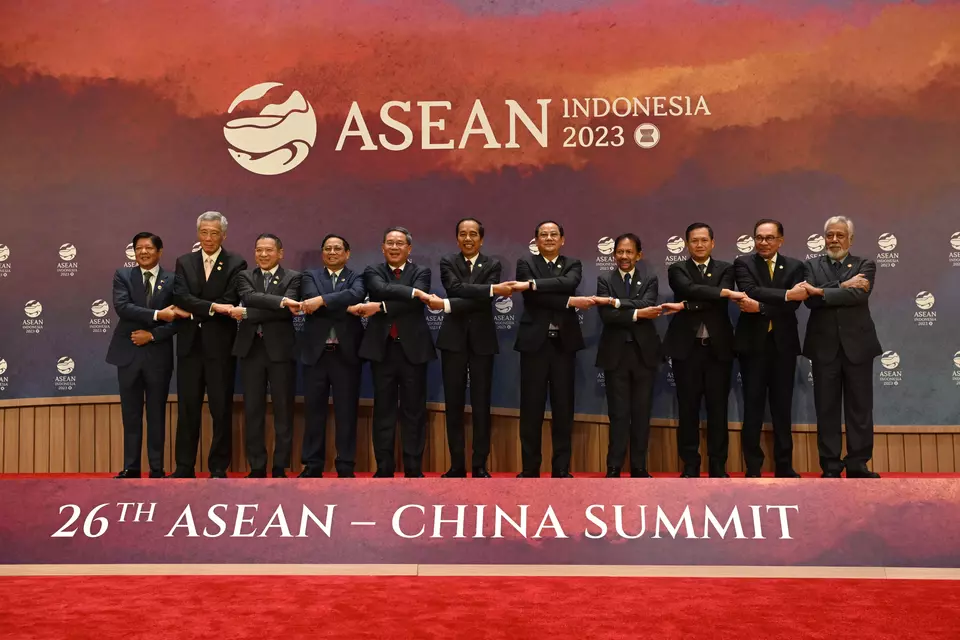 ASEAN holds its 26th summit with China in Jakarta on September 6, 2023. Representing China is Premier Li Qiang. (Antara Photo/ASEAN Summit Media Center)