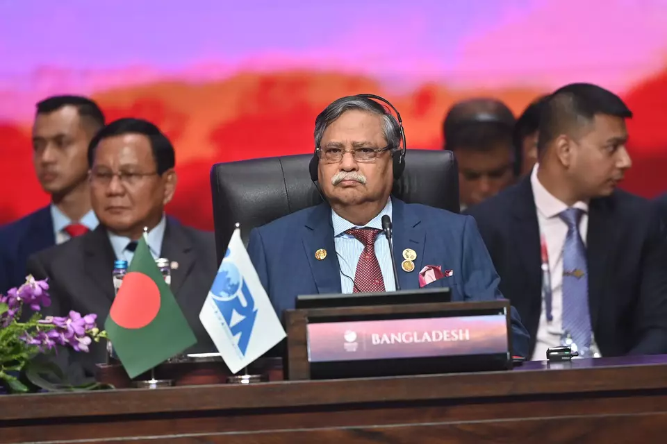 Bangladeshi President Mohammed Shahabuddin attends the 18th East Asia Summit in Jakarta on September 7, 2023. (Antara Photo/ASEAN Summit Media Center) 