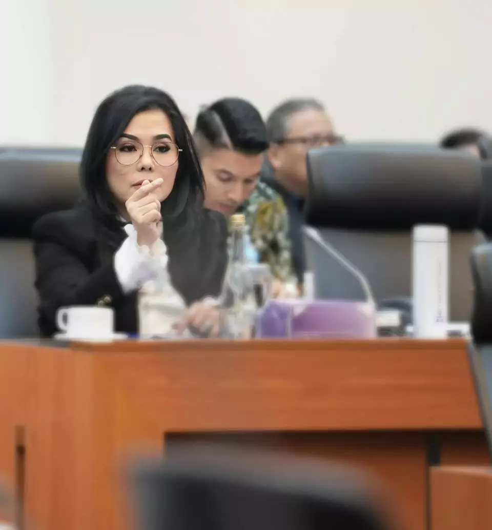Vera Febyanthy, a member of the Commission XI at the House of Representatives. (Photo Courtesy of BNI)