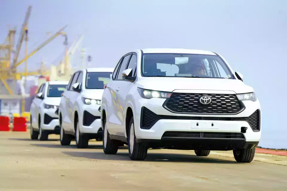 Toyota Motor Manufacturing Indonesia (TMMIN) shipped 285,000 completely built-up (CBU) vehicles to 100 countries across Asia, South America, Africa, the Middle East, Australia, and Oceania in 2023. (Photo courtesy of TMMIN)