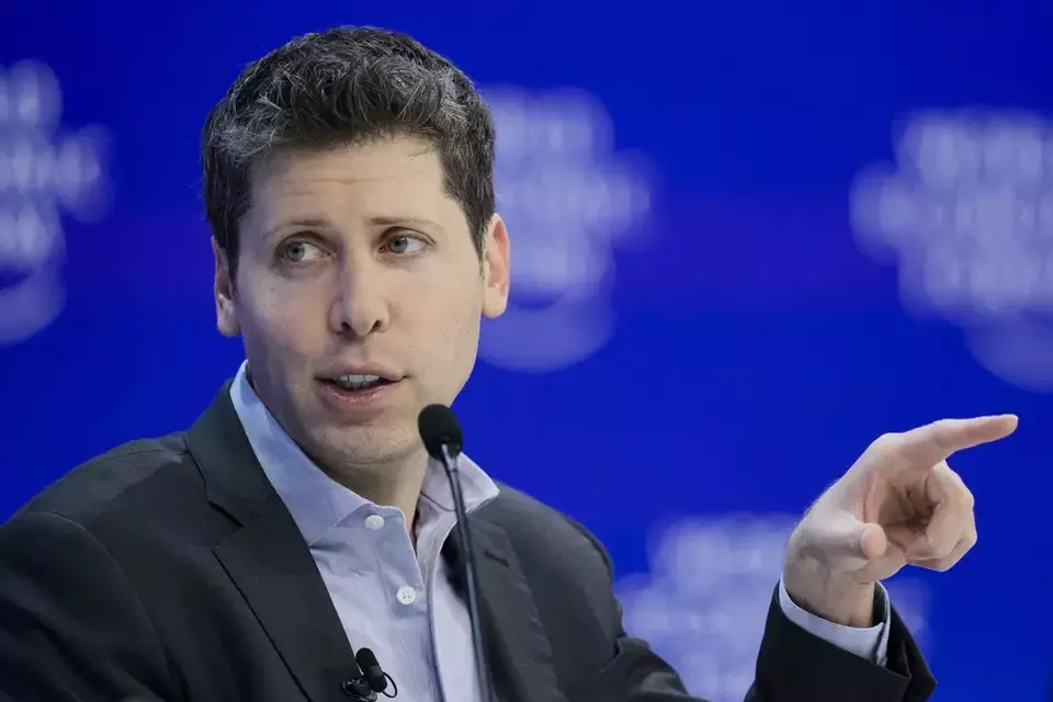 FILE - OpenAI CEO Sam Altman participates in the "Technology in a turbulent world" panel discussion during the annual meeting of the World Economic Forum in Davos, Switzerland, on Jan. 18, 2024. (AP Photo/Markus Schreiber, File)