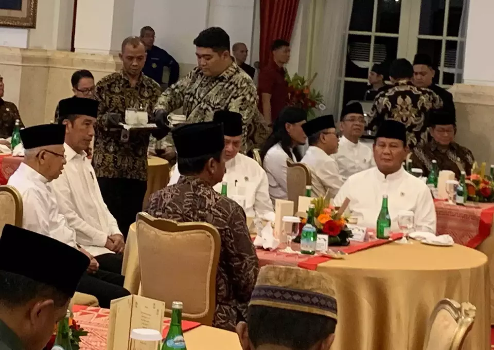 President Joko "Jokowi" Widodo along with Vice President Ma