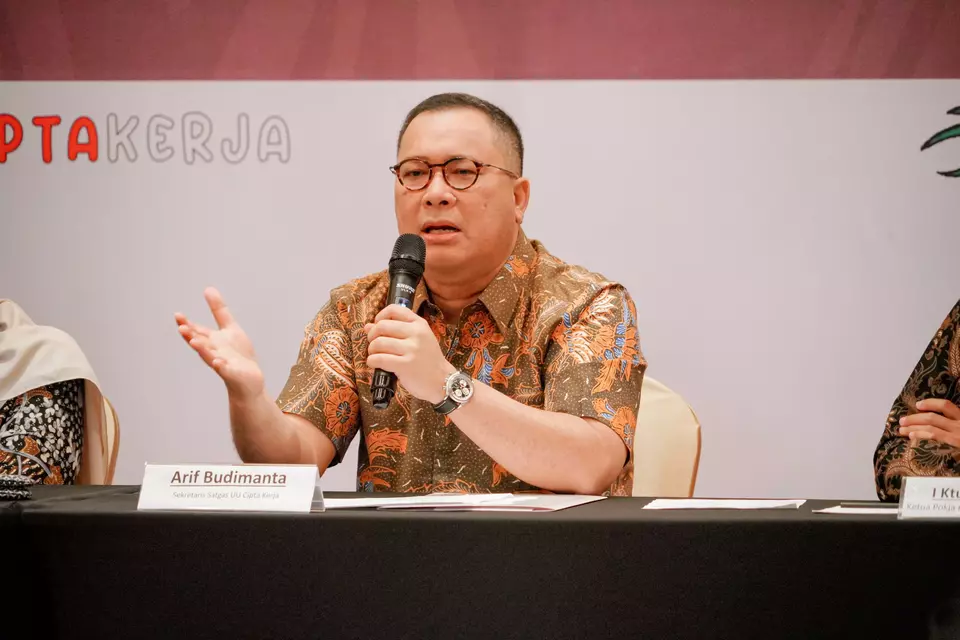 Arif Budimanta, the secretary for the Job Creation Law taskforce. (Photo Courtesy of the State Secretariat)