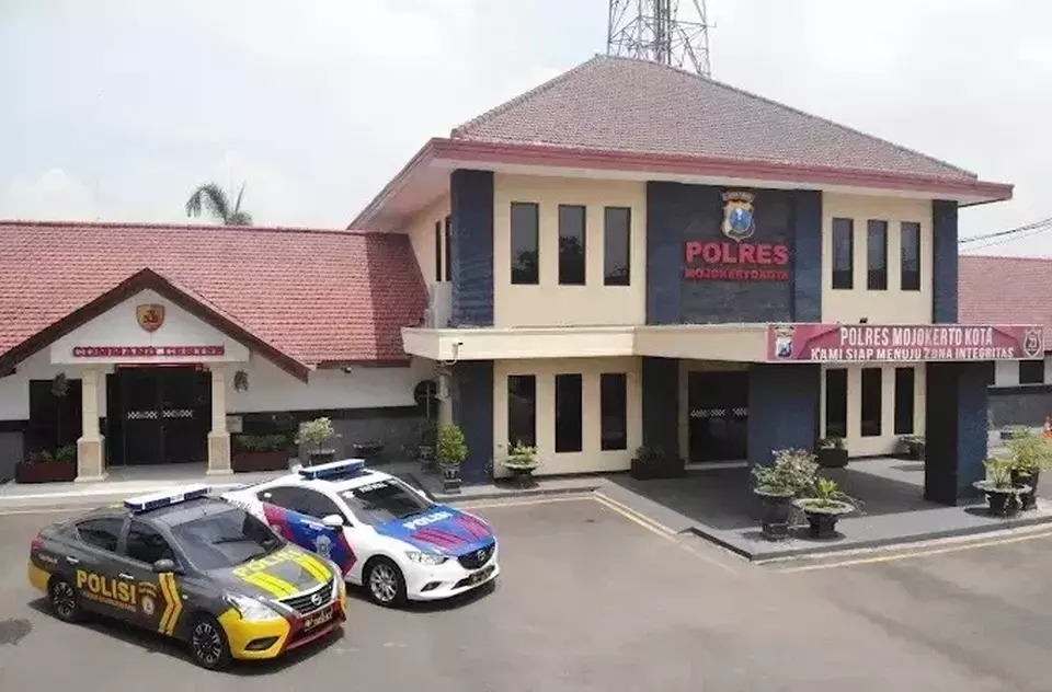 The office of Mojoerto Police in East Java. (Photo courtesy of the Mojokerto Police)