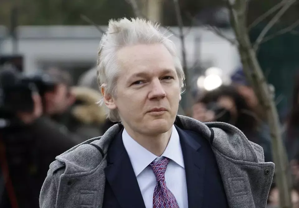 FILE - WikiLeaks founder Julian Assange arrives at Belmarsh Magistrates Court in London, Feb. 7, 2011. (AP Photo/Kirsty Wigglesworth, files)