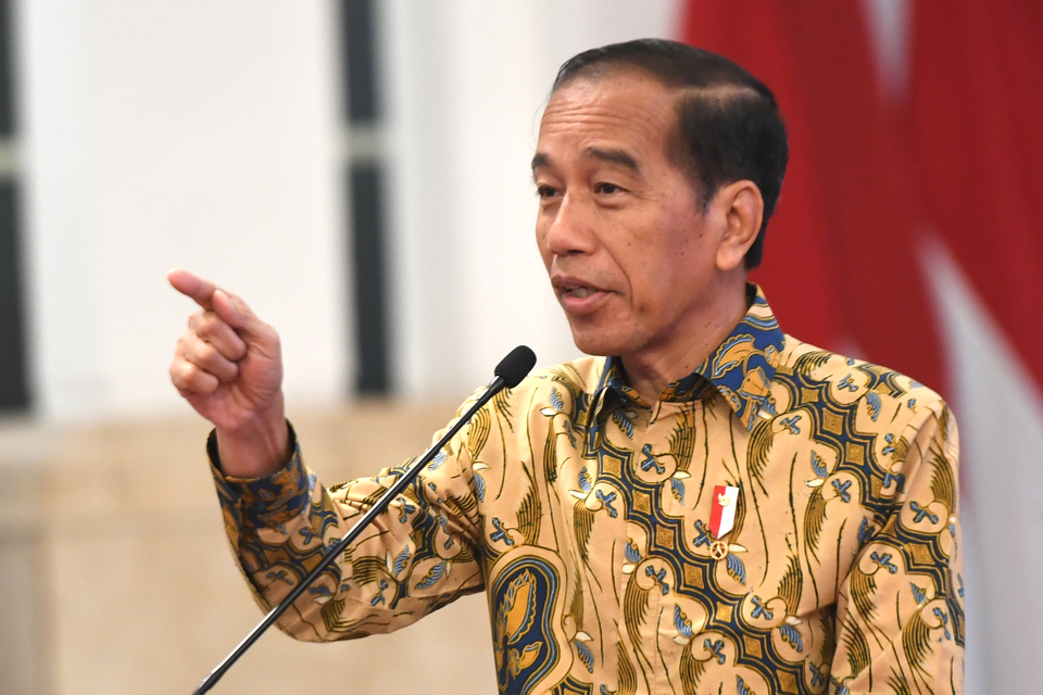 President Joko "Jokowi" Widodo. (Antara Photo/Hafidz Mubarak A)