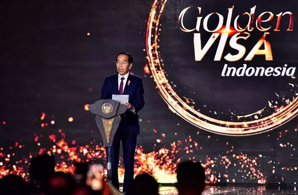 President Joko "Jokowi" launches the golden visa scheme in Jakarta on July 25, 2024. (Photo Courtesy of Presidential Press Bureau)