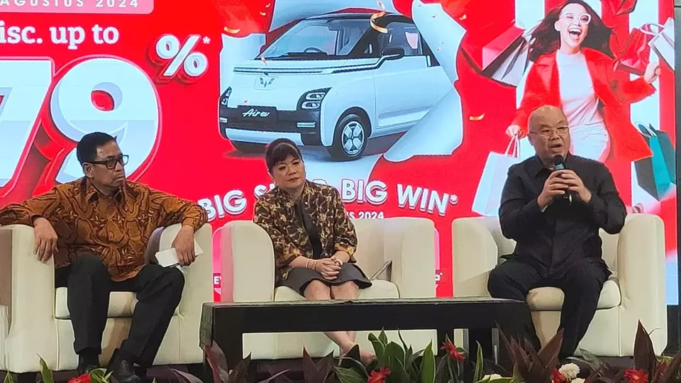 Press conference for the Indonesia Shopping Festival (ISF) 2024 at the Ministry of Trade Auditorium, Jakarta, Tuesday (30/7/2024). (Beritasatu.com / Hendro Situmorang)
