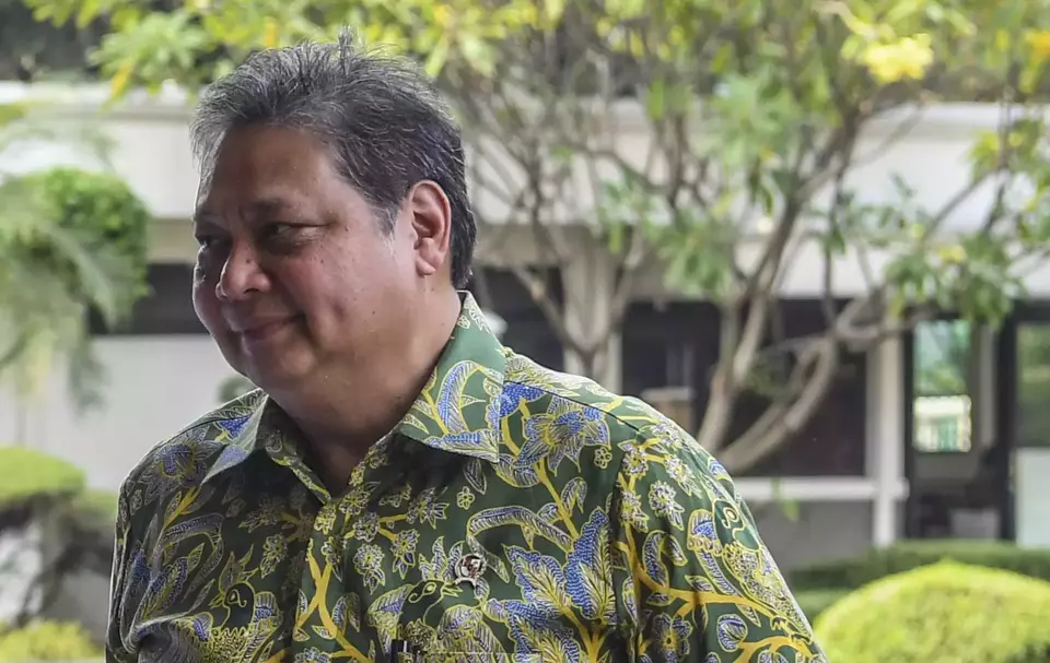 Chief Economic Affairs Airlangga Hartarto. (Antara Photo/Galih Pradipta)
