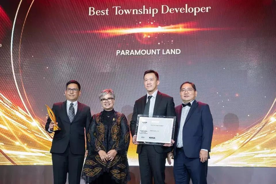 Paramount Land wins 10 awards at the PropertyGuru Indonesia Property Awards in Jakarta on August 26, 2024. (Photo Courtesy of Paramount Land)