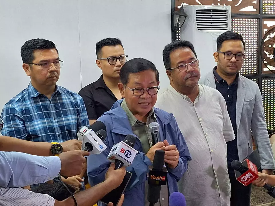 Jakarta gubernatorial candidate Pramono Anung and running mate Rano Karno at Rumah Cemara 19, Gondangdia, Menteng, on Friday, September 20, 2024. (Beritasatu.com/Yustinus Paat)