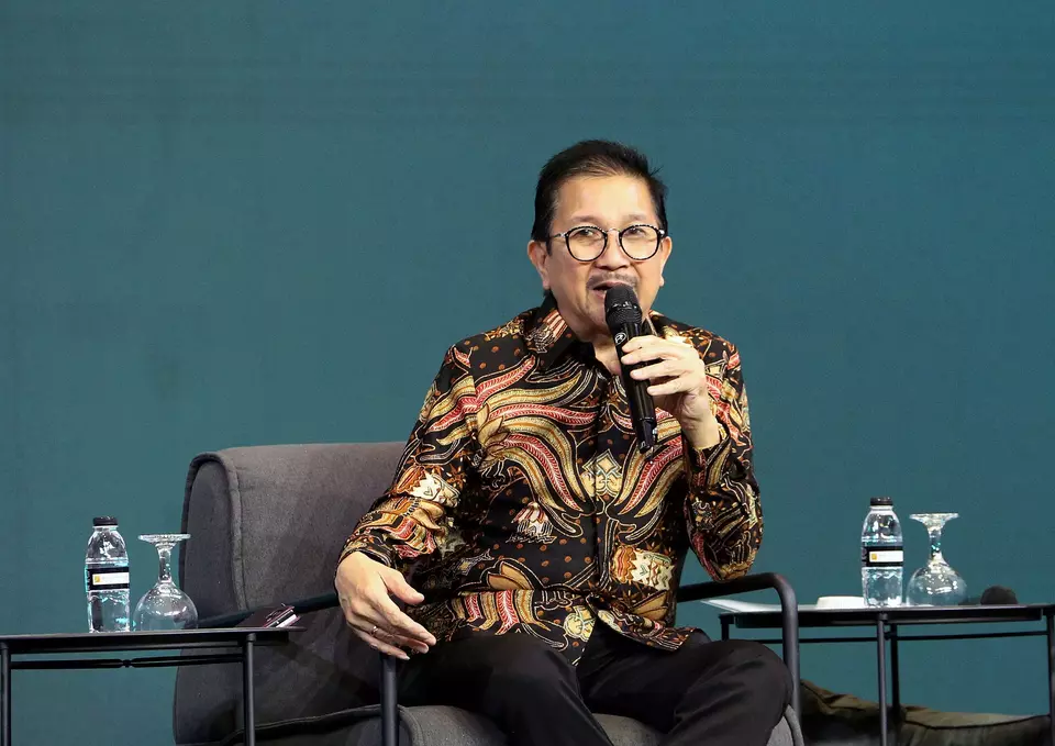 Freeport Indonesia CEO Tony Wenas speaks during a discussion at the BNI Investor Daily Summit in Jakarta, Tuesday, Oct. 8, 2024.(Joanito De Saojoao)